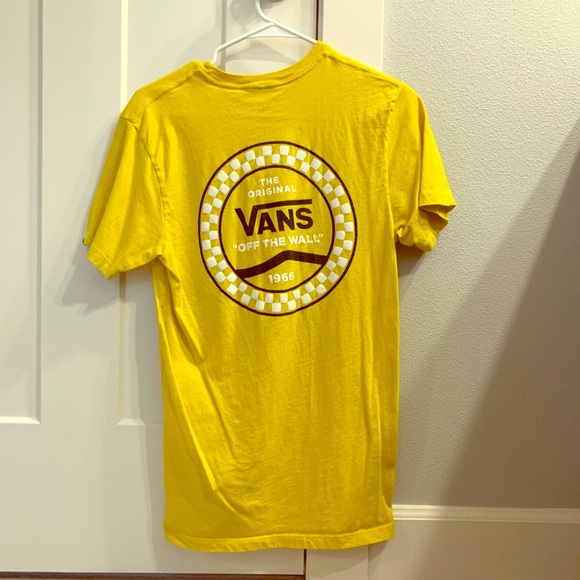 Barely worn yellow vans t shirt. Great condition. - Picture 1 of 2